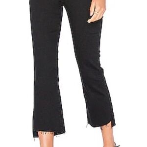 MOTHER The Rascal - Ankle Step Fray - Size 28 - Black